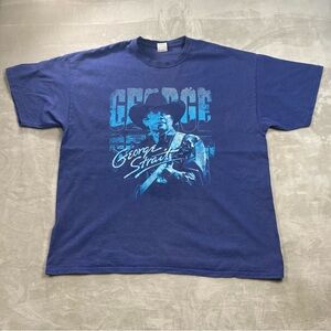 George Strait Country Concert Tour 2011 Shirt Western Cowboy Men's Sz 2XL